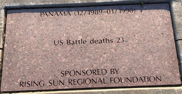 PANAMA (12/1989-01/1990) MEMORIAL TABLET