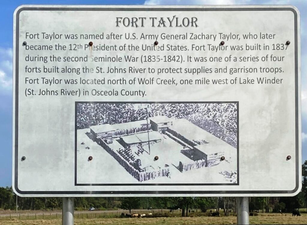 FORT TAYLOR SECOND SEMINOLE WAR MEMORIAL PLAQUE