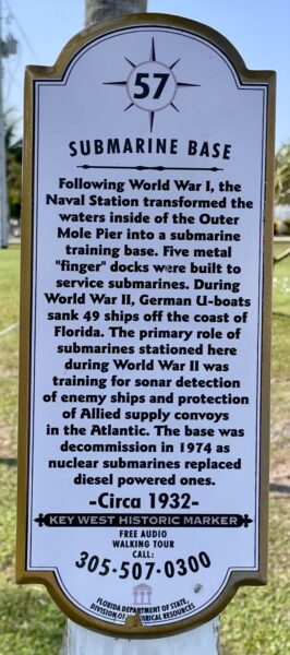 SUBMARINE BASE WAR MEMORIAL MARKER