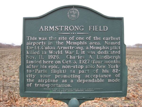 ARMSTRONG FIELD WAR MEMORIAL MARKER