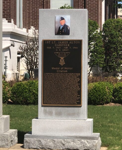 1ST LT. JAMES ALTON GARDNER MEDAL OF HONOR WAR MEMORIAL