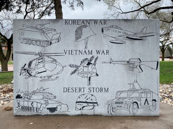 CLAY COUNTY SOUTH DAKOTA VETERANS MEMORIAL STONE C