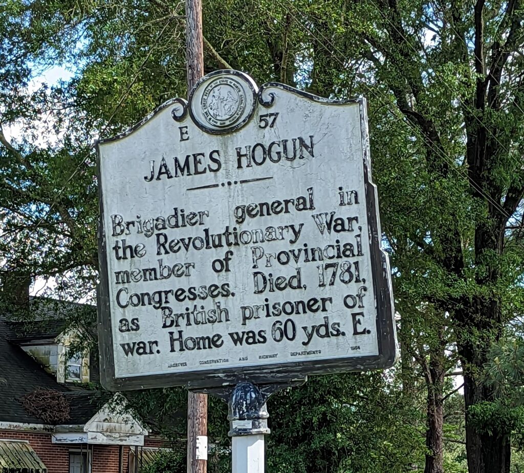JAMES HOGUN WAR MEMORIAL MARKER
