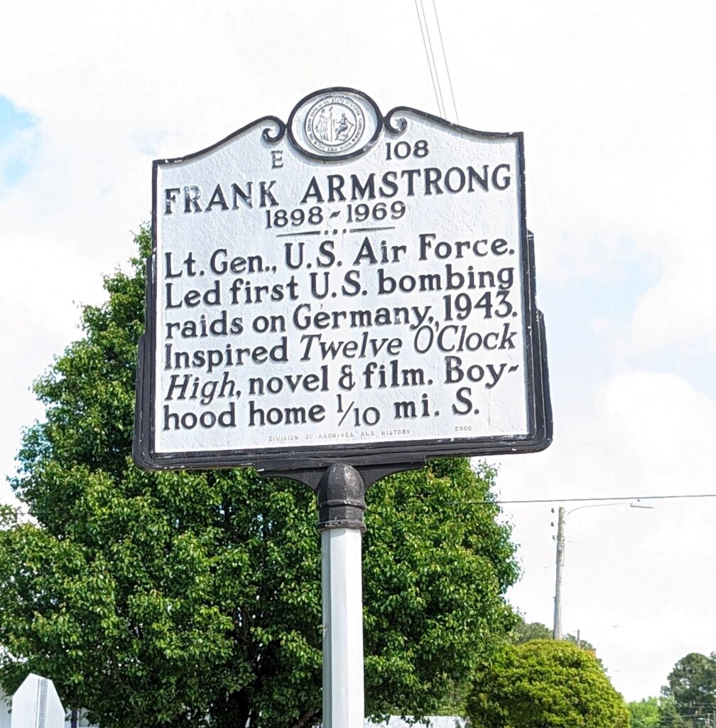 FRANK ARMSTRONG WAR MEMORIAL MARKER