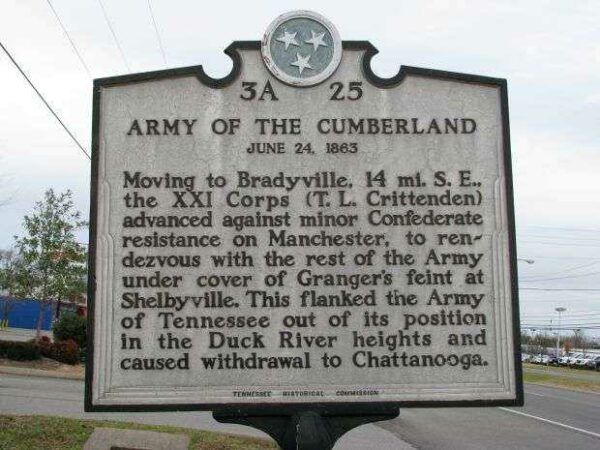 ARMY OF THE CUMBERLAND WAR MEMORIAL MARKER IV