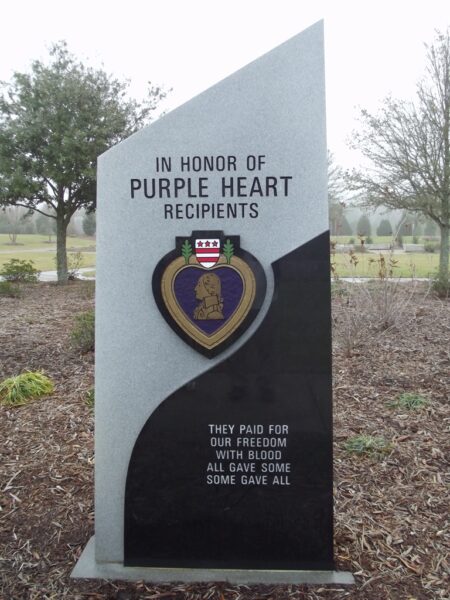 FLORENCE PURPLE HEART RECIPIENTS WAR MEMORIAL