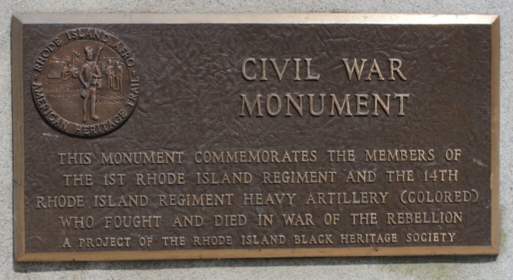 PROVIDENCE CIVIL WAR MONUMENT PLAQUE