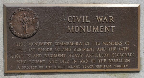 PROVIDENCE CIVIL WAR MONUMENT PLAQUE