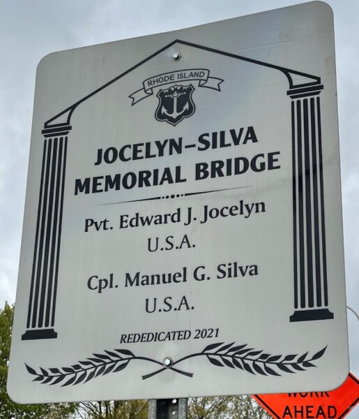 JOCELYN-SILVA MEMORIAL BRIDGE PLAQUE