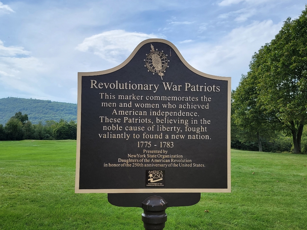 TICONDEROGA REVOLUTIONARY WAR PATRIOTS MEMORIAL MARKER
