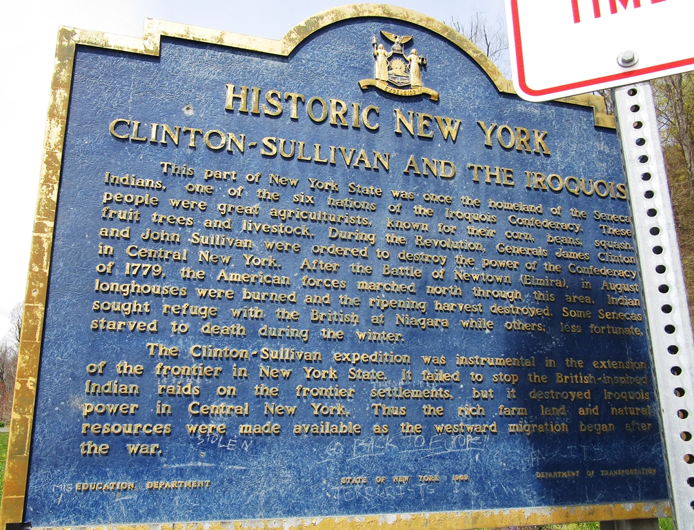 CLINTON-SULLIVAN AND THE IROQUOIS MEMORIAL MARKER