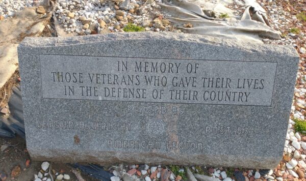 AMERICAN LEGION POST 53 VETERANS MEMORIAL