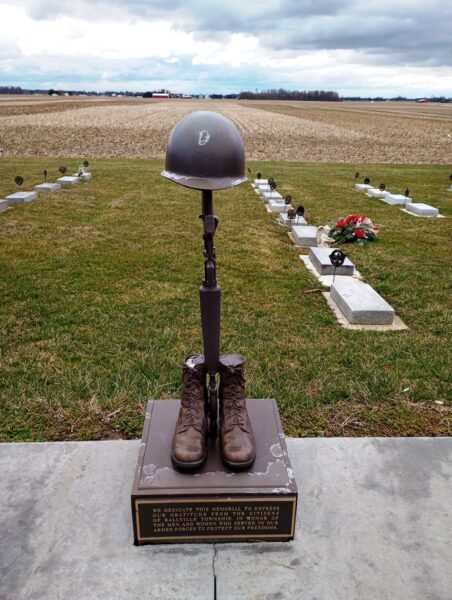 BALLVILLE TOWNSHIP WAR MEMORIAL BATTLEFIELD CROSS