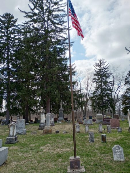 HICKSVILLE DEDICATED TO THOSE WHO SERVED MEMORIAL FLAGPOLE