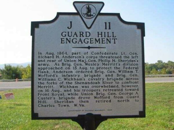 GUARD HILL ENGAGEMENT WAR MEMORIAL MARKER