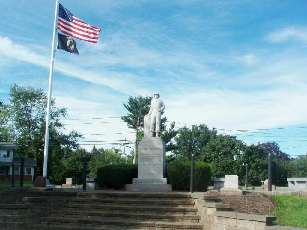 CAMP SHANKS WAR MEMORIAL STATUE