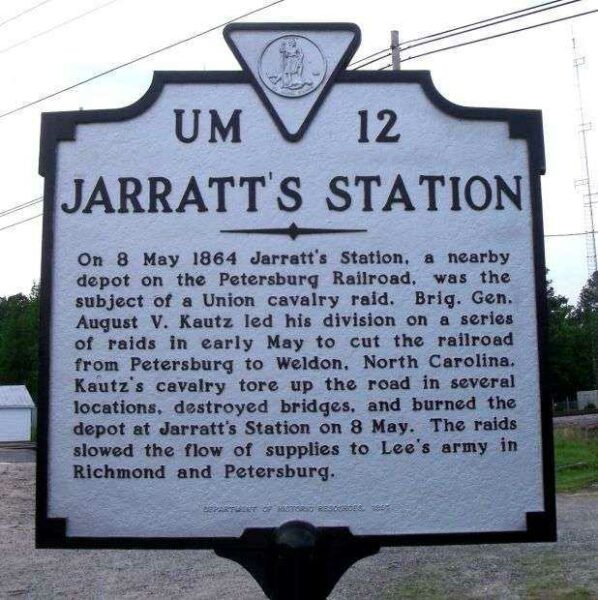 JARRATT’S STATION WAR MEMORIAL MARKER