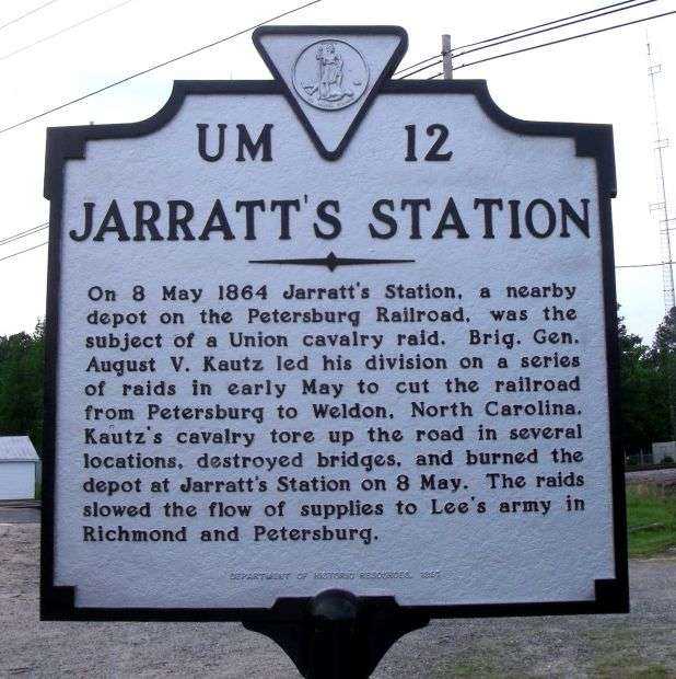 JARRATT’S STATION WAR MEMORIAL MARKER