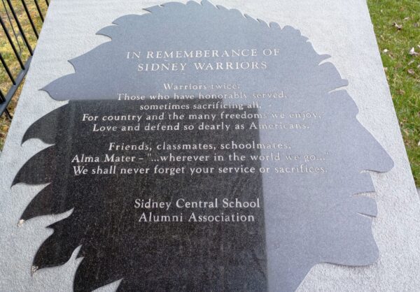 IN REMEMBRANCE OF SIDNEY WARRIORS MEMORIAL TABLET