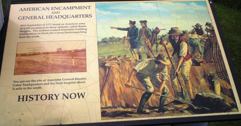 AMERICAN ENCAMPMENT REVOLUTIONARY WAR MEMORIAL PANEL