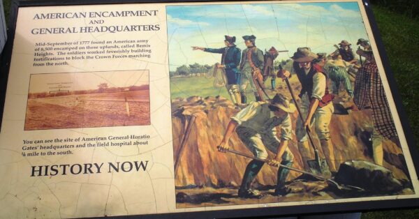 AMERICAN ENCAMPMENT REVOLUTIONARY WAR MEMORIAL PANEL