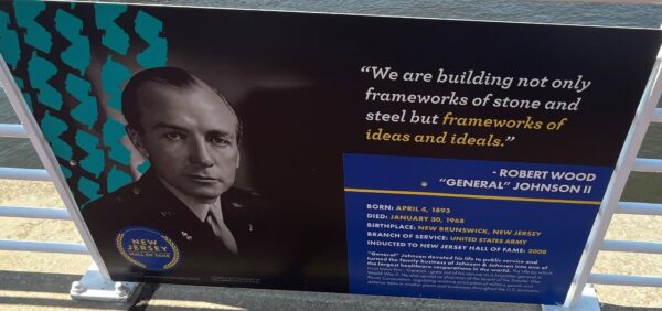 ROBERT WOOD “GENERAL” JOHNSON II WAR MEMORIAL PLAQUE