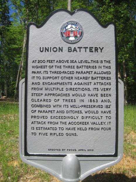 UNION BATTERY WAR MEMORIAL MARKER II