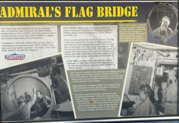ADMIRAL’S FLAG BRIDGE MEMORIAL PANEL