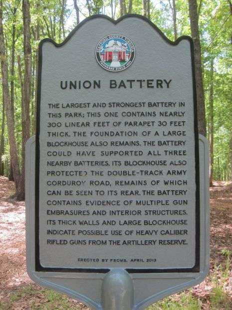 UNION BATTERY WAR MEMORIAL MARKER I