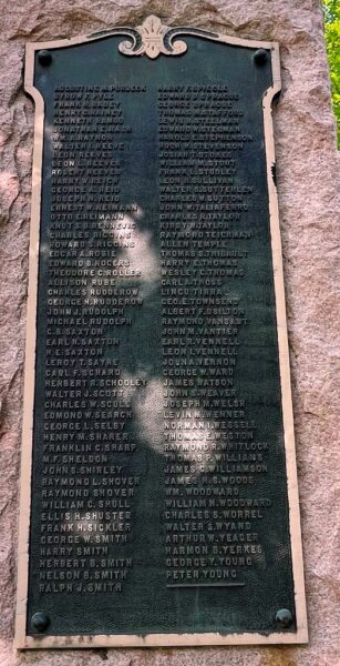 BOROUGH OF COLLINGSWQOOD WORLD WAR MEMORIAL PLAQUE D