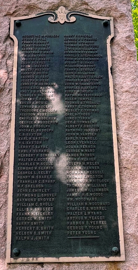 BOROUGH OF COLLINGSWQOOD WORLD WAR MEMORIAL PLAQUE D