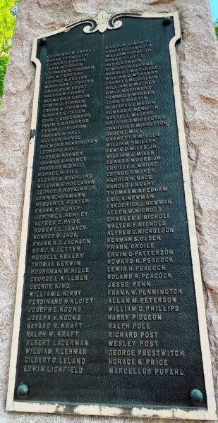 BOROUGH OF COLLINGSWQOOD WORLD WAR MEMORIAL PLAQUE C