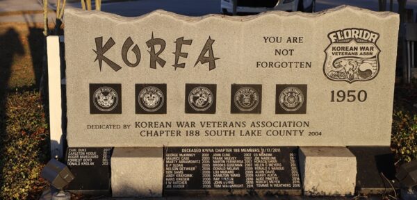 GROVELAND KOREA WAR MEMORIAL