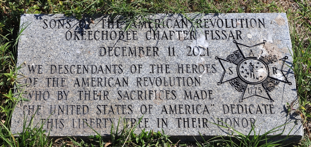 OKEECHOBEE LIBERTY TREE MEMORIAL TABLET
