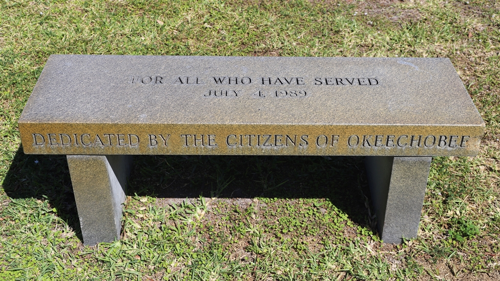 FOR ALL WHO HAVE SERVED MEMORIAL BENCH