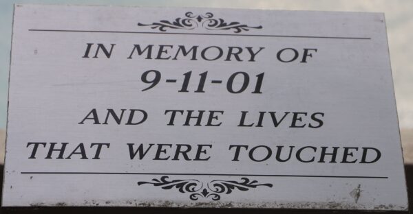 CITY OF GAINSVILLE 9-11-01 MEMORIAL PLAYGROUND PLAQUE