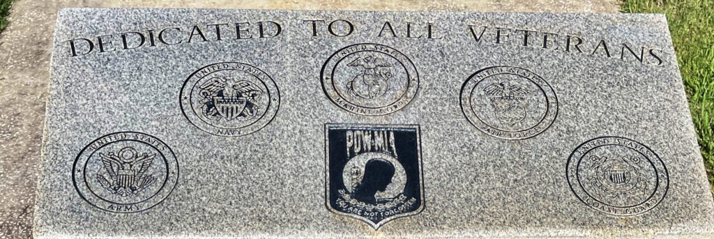 VFW POST 2473 ALL VETERANS MEMORIAL FLAGPOLE STONE