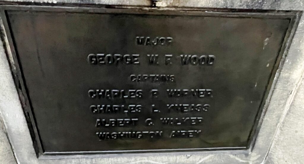 WASHINGTON GRAYS MEMORIAL PLAQUE B