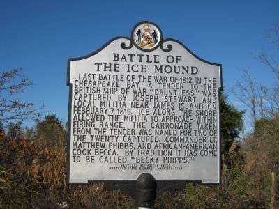 BATTLE OF THE ICE MOUND MEMORIAL MARKER