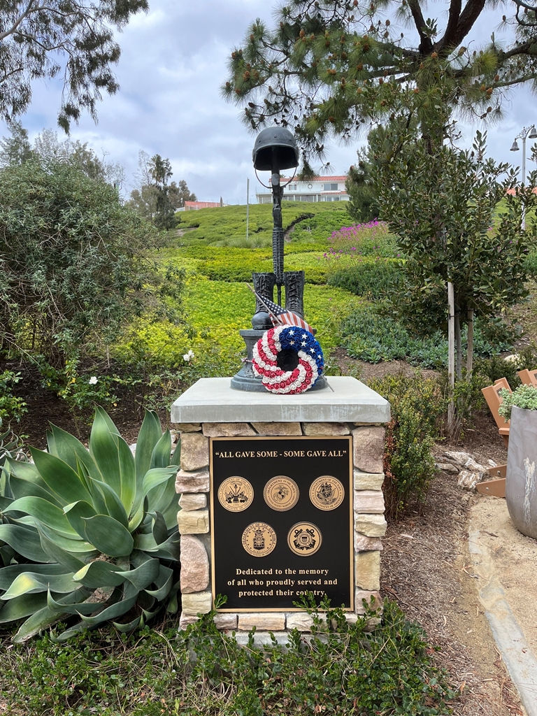 MISSION VIEJO ALL GAVE SOME SOME GAVE ALL MEMORIAL BATTLEFIELD CROSS