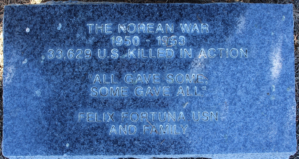 ALAMEDA VETERANS MEMORIAL PARK STONE G