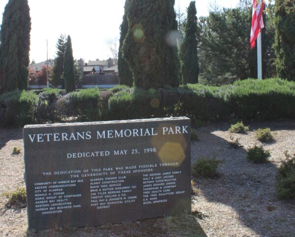 ALAMEDA VETERANS MEMORIAL PARK STONE A