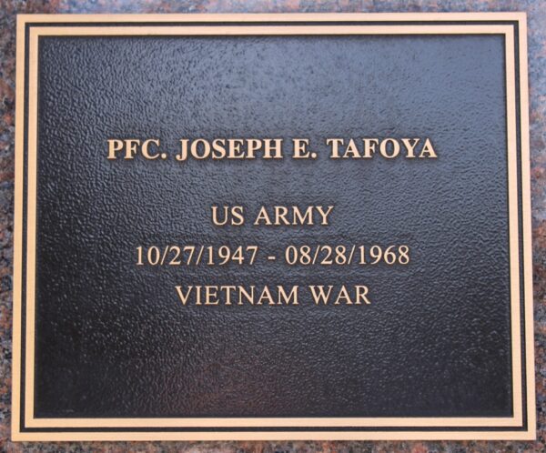 LATHROP VETERAN’S MEMORIAL PLAQUE B