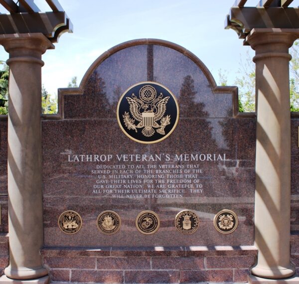 LATHROP VETERAN’S MEMORIAL CENTER STONE
