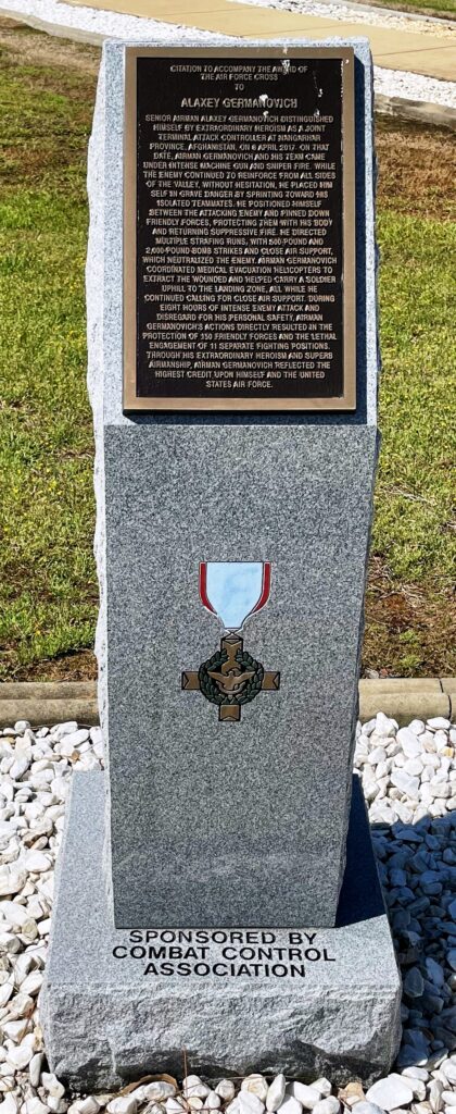 RICHARD B. HUNTER AIR FORCE CROSS CITATION MEMORIAL