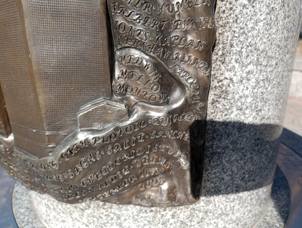 WESTFORD REMEMBERS 9-11 MONUMENT SIDE G