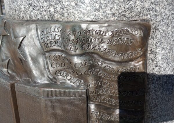 WESTFORD REMEMBERS 9-11 MONUMENT SIDE D