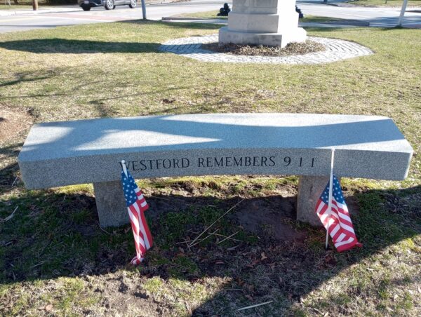 WESTFORD REMEMBERS 9-11 MEMORIAL BENCH
