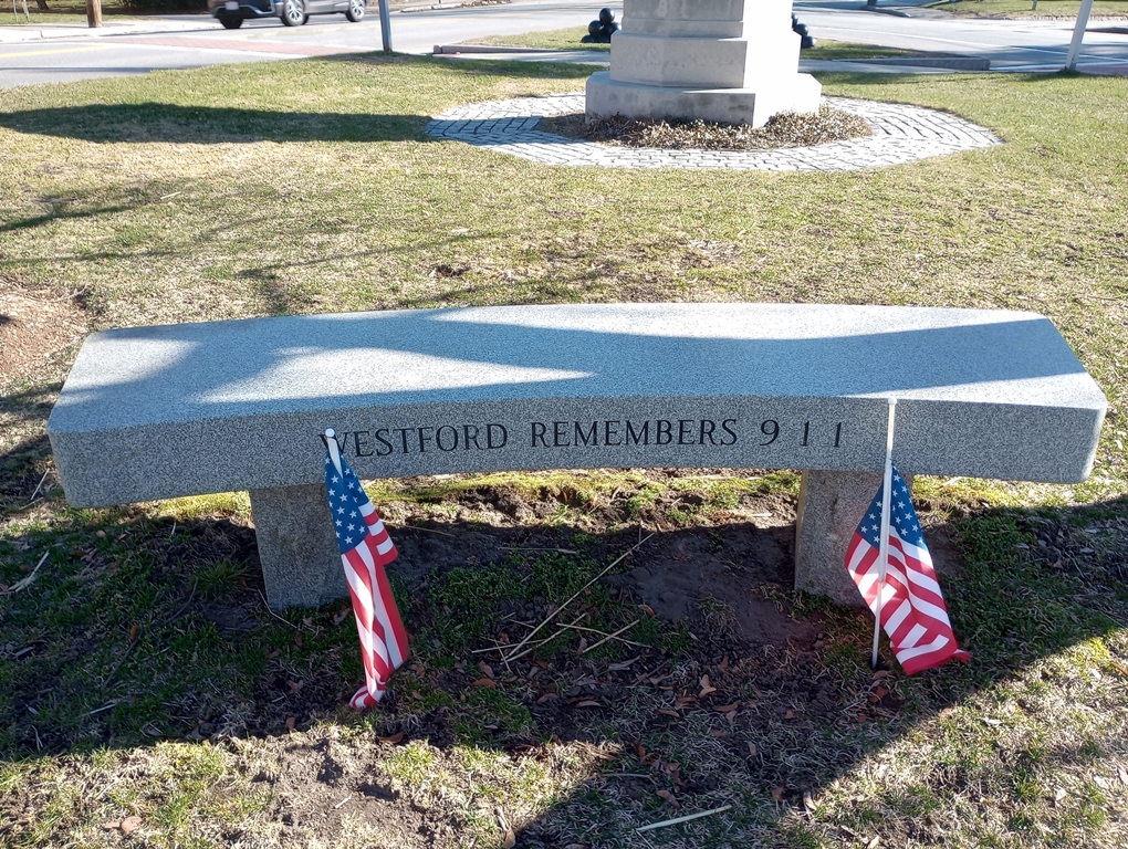 WESTFORD REMEMBERS 9-11 MEMORIAL BENCH
