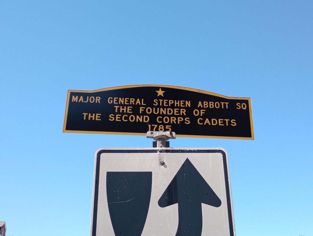 MAJOR GENERAL STEPHEN ABBOTT SQUARE MEMORIAL PLAQUE